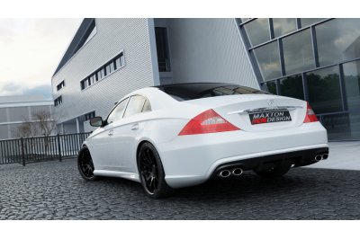 Бампер задний AMG W204 Look на Mercedes CLS W219